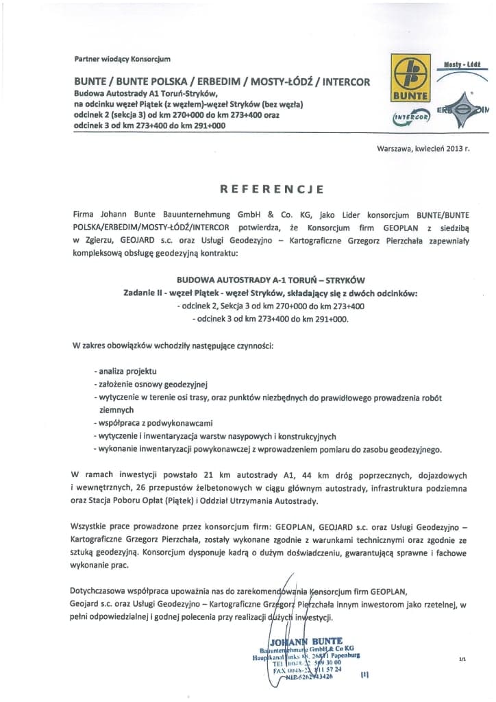 JOHAN BUNTE BAUUNTERNEHMUNG GmbH & Co. KG - referencja