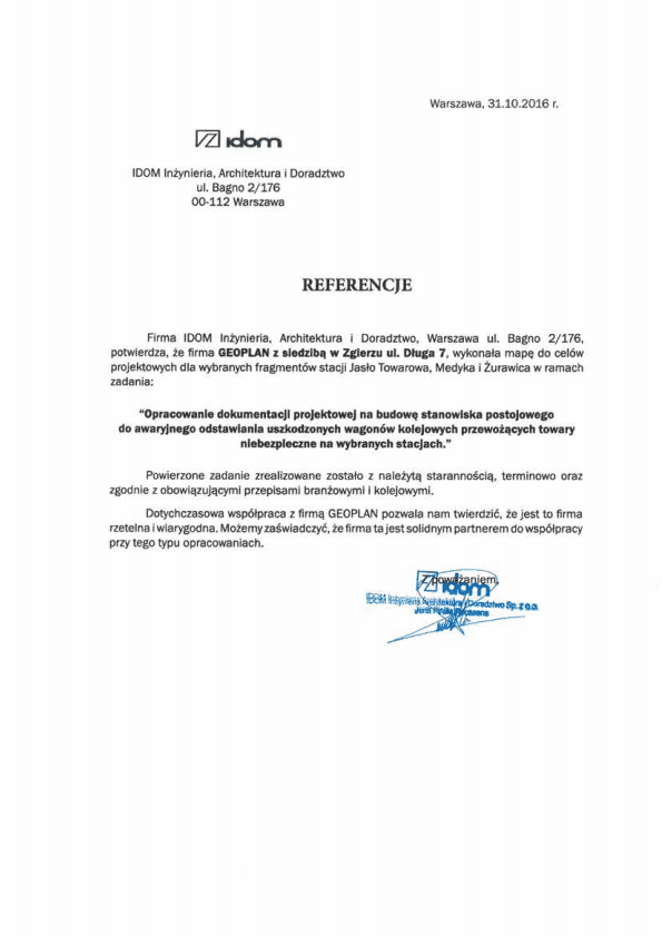 IDOM - referencja
